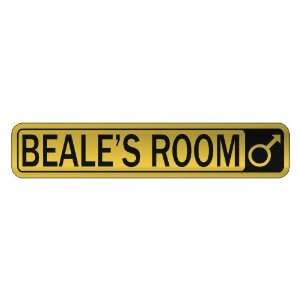   BEALE S ROOM  STREET SIGN NAME