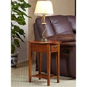  Favorite Finds Medium Oak Finish Oval Side Table