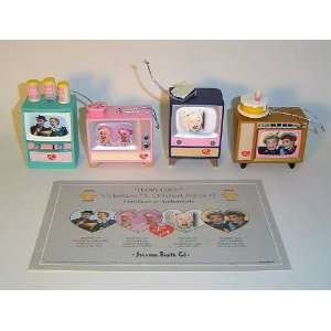  I Love Lucy Tv Set Ornaments Set of 4 Toys & Games