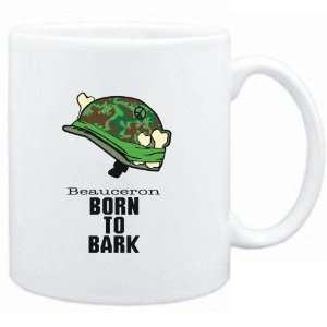    Mug White  Beauceron / BORN TO BARK  Dogs