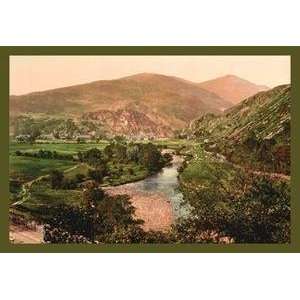    Vintage Art Aberglasym, Beddgelert, Wales   19660 2