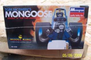 Model kit Tom Mongoose McEwens Top Fuel Dragster New  