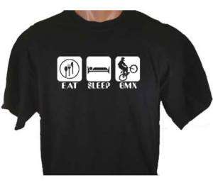 Eat Sleep BMX Bike Riding KIDS T Shirt  