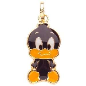  14K Gold Daffy Duck Pendant Jewelry