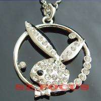   Bunny Crystal Pendant Necklace Christmas Gift  189  