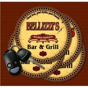  BELLIZZIS Family Name Bar & Grill Coasters Kitchen 