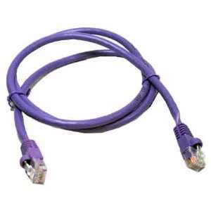  SF Cable, 5ft CAT6A 600 MHz Snagless Patch Cable Purple 