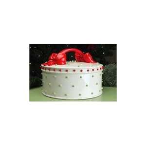   Brewster Krinkles Dressed Up Christmas Cake Plate Dome Kitchen