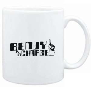  Mug White  Benjy is in charge  Male Names Sports 
