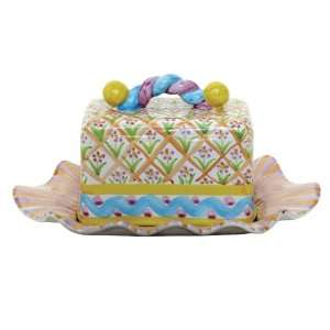 MacKenzie Childs Taylor Butterhouse with Fluted Tray   Summer Frock 