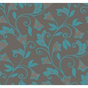    Blue And Brown Contemporary Wallpaper WE70902