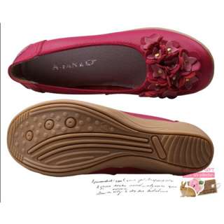   PU Leather Comforta Ballet Flats Shoes All Size free ship  