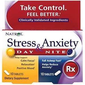  Natrol Stress & Anxiety Day & Night 10 + 10 Health 