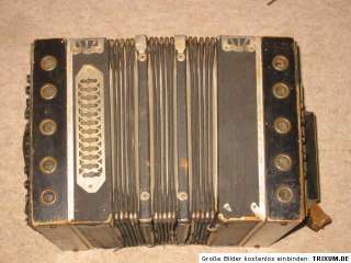 Very old accordion Bandoneon Bandonion Concertina needs repair  