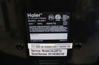 Haier Model HF22F1 18.5 Inch LCD HD Television  