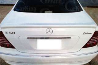 PAINTED MERCEDES   BENZ S W220 LO STYLE REAR TRUNK SPOILER NEW PICS 