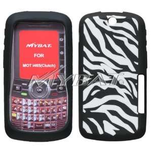 Laser Cut Silicone Skin Cover for Nextel Motorola i465 Clutch Zebra 