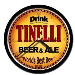  TINELLI beer and ale cerveza wall clock 