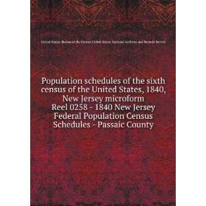 New Jersey microform. Reel 0258   1840 New Jersey Federal Population 