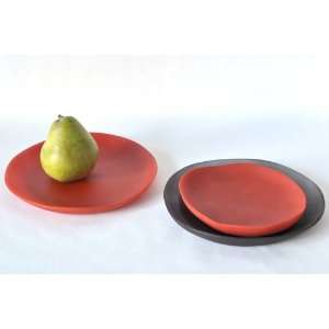  Tina Frey Designs Small Round Plate   Signal Red Kitchen 