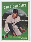 1959 TOPPS 307 CURT BARCLAY PSA 7 CENTERED  