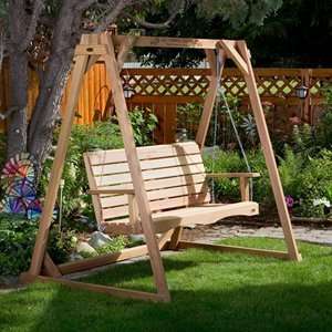  All Things Cedar AF72Us 4 Swing with A Frame Set