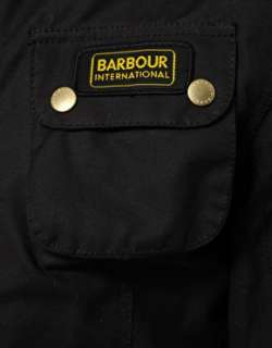 Barbour Black International Belted Mac Jacket 12 40 £230 a complete 