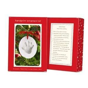  handprint ornament snowball box