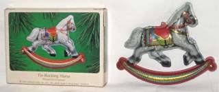 Hallmark Ornament 1983 Tin Rocking horse  