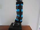 Horse Fly Mesh Boots Set of 4 BRIGHT BLUE Australia Made Great Summer 