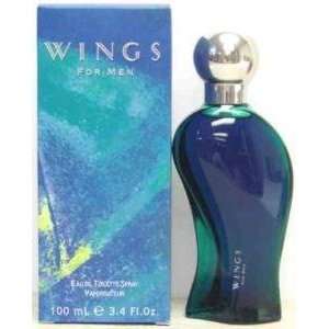  WINGS by Giorgio Beverly Hills EDT SPRAY 3.4 OZ for MEN 