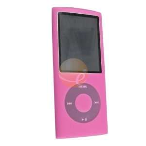 Hot Pink Anti Dust Skin case for Apple iPod Nano 4th Generation 8GB 