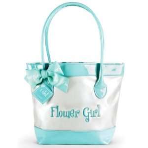  Embroidered Flower Girl Tote Bag