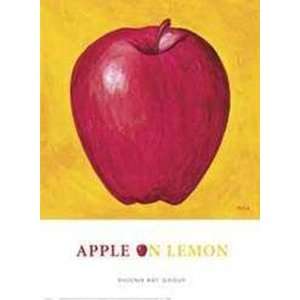  Apple On Lemon   Poster by P. Moss (19 x 26)