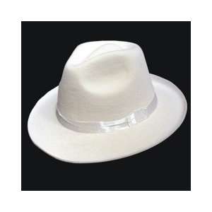  Velour Fedora   White Toys & Games