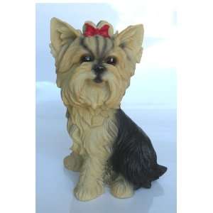 Gorgeous Dog Figuirne Adorable Biewer Terrier, 5.5 x 8.5 Height with 