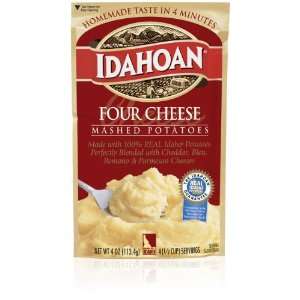 Idahoan Four Cheese Flavored Mashed Potatoes (12 Pack)  