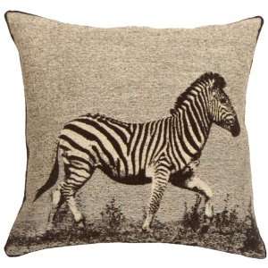   Pillow Decor   Zebra 17x17 Decorative Pillow