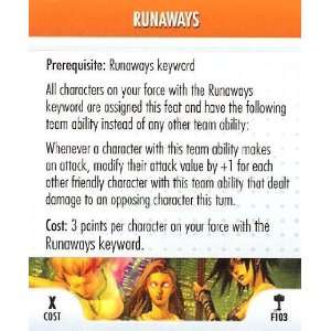    Runaways Feat Card # F103 (Uncommon)   Hammer of Thor Toys & Games