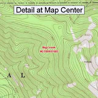   Map   Big Creek, Idaho (Folded/Waterproof)