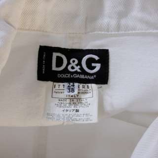   & Gabbana white denim blazer Jean Jacket ITALY sz 38 2 XS S  