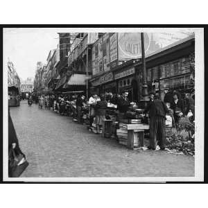  Street Market,Lepic,Paris,France,1947,street vendors