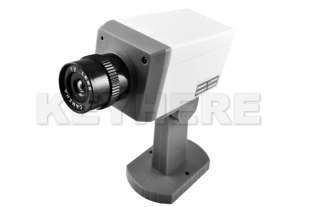 Fake Dome Dumm CCTV Security Camera Motion Detector LED  