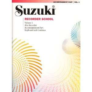  Suzuki Recorder School, Volume 1   Piano Accompaniment (Alto 