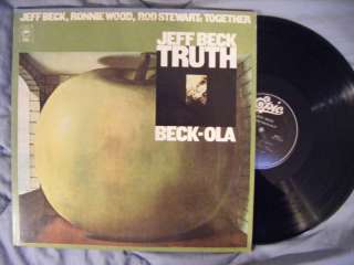 JEFF BECK Truth Beck Ola LP Epic BG 33779 Stereo  