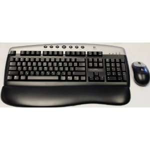   Characters) Logitech Premium Desktop Wired Keyboard and Wireless Mouse