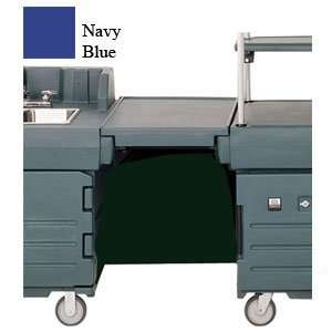  Navy Blue Cambro KMC24 CamKiosk Connector Unit with Front 