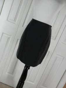 BEBE Size 2 Short Tight Dark Gray Skirt Lined  
