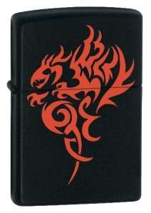 Hidden Red Dragon Black Matte Zippo Lighter Best Buy  