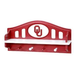  University of Oklahoma Shelf with Pegs